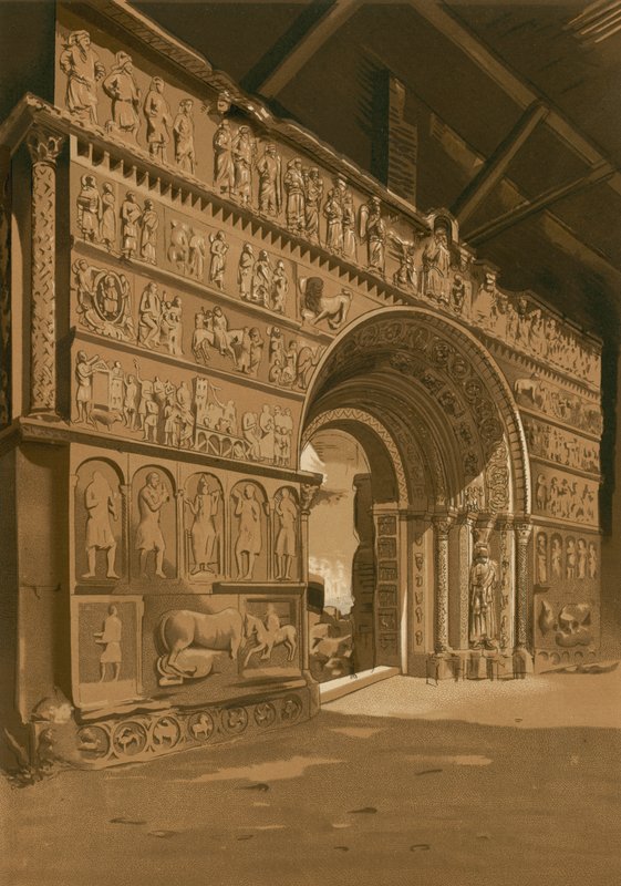 Triumfální oblouk Santa Maria de Ripoll od Spanish School