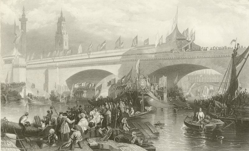 Otevření New London Bridge od Stanfield