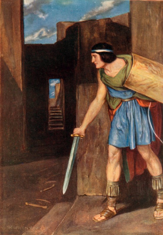 Theseus v Labyrintu od Stephen Reid