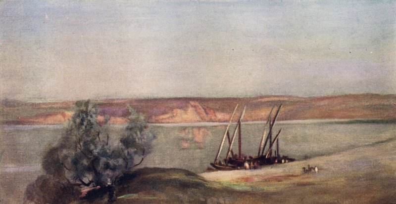 Galilejské moře (barevné lito) od Stephen Reid