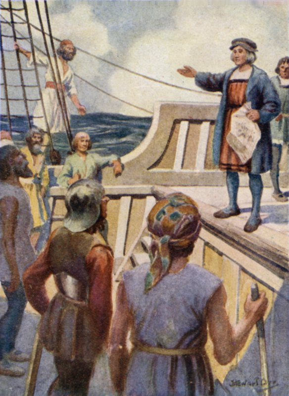 Columbus oslovuje vzbouřence od Stewart Orr