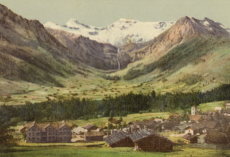 Bernská vysočina: Adelboden (barevné foto) od Swiss Photographer