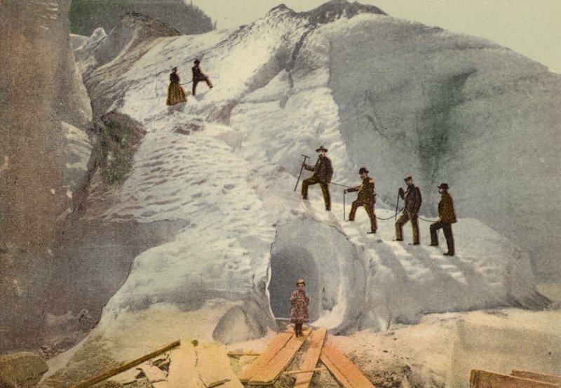Bernská vysočina: Grindelwald, Dolní ledovec (barevné foto) od Swiss Photographer