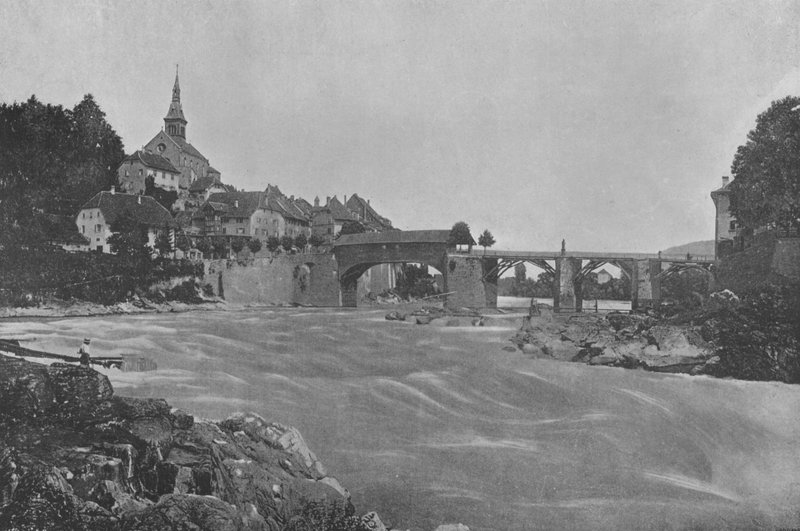 Laufenbourg (černobílá fotografie) od Swiss Photographer