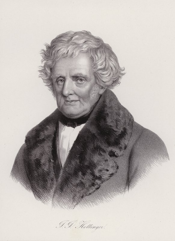 Johann Jakob Hottinger , švýcarský historik (rytina) od Swiss School
