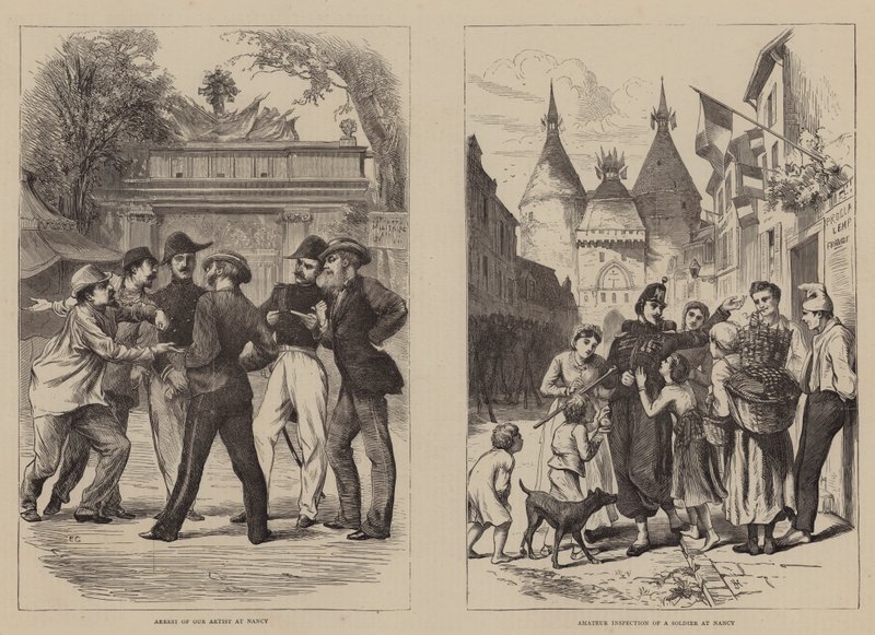 Scény v Nancy od Sydney Prior Hall
