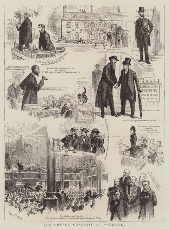 Církevní kongres ve Wakefieldu od Sydney Prior Hall