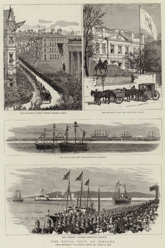 Královská návštěva Irska od Sydney Prior Hall
