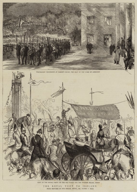 Královská návštěva Irska od Sydney Prior Hall