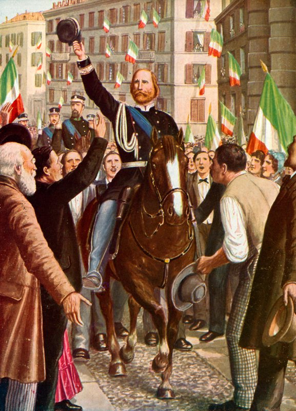 Garibaldiho vítězný pochod od Tancredi Scarpelli