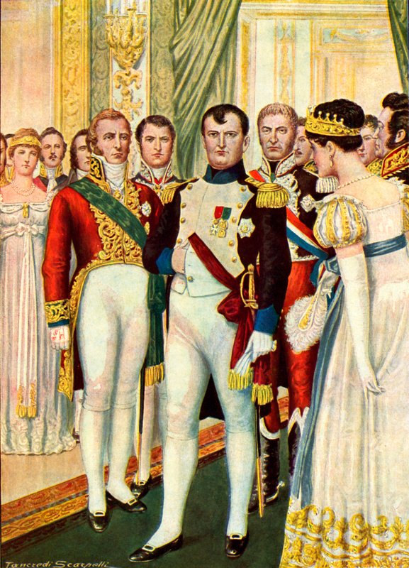 Napoleon u dvora od Tancredi Scarpelli