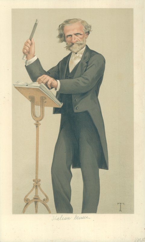 Giuseppe Verdi, italská hudba od Theobald Chartran