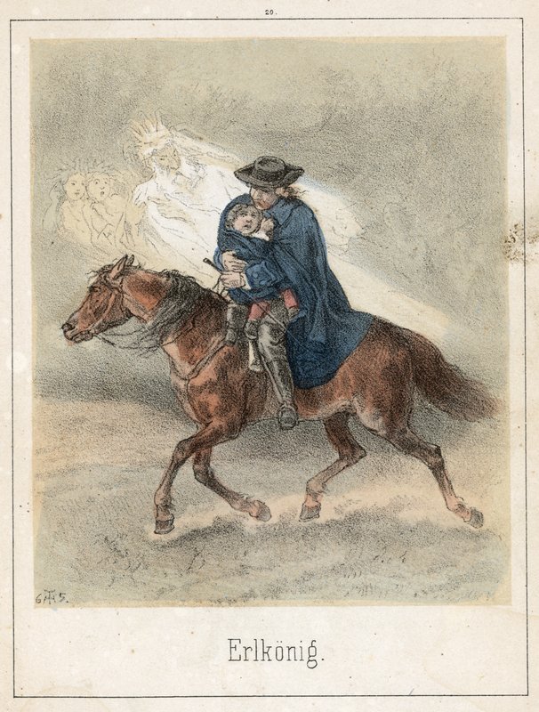 Král Erl od Theodor Hosemann