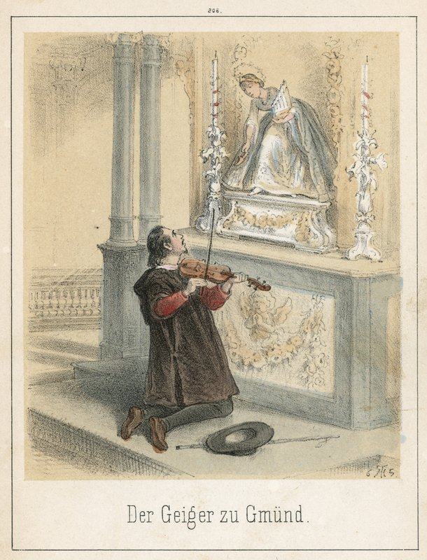 Šumař z Gmundu od Theodor Hosemann