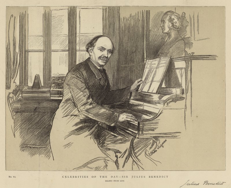 Celebrity dne, Sir Julius Benedict od Theodore Blake Wirgman