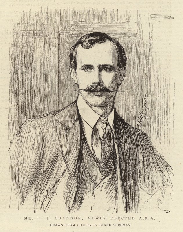 Pan J J Shannon, nově zvolený ARA od Theodore Blake Wirgman