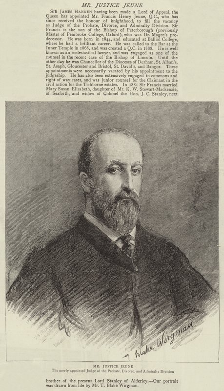 Pane soudce Younge od Theodore Blake Wirgman
