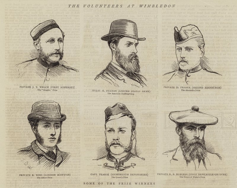 Dobrovolníci ve Wimbledonu od Theodore Blake Wirgman