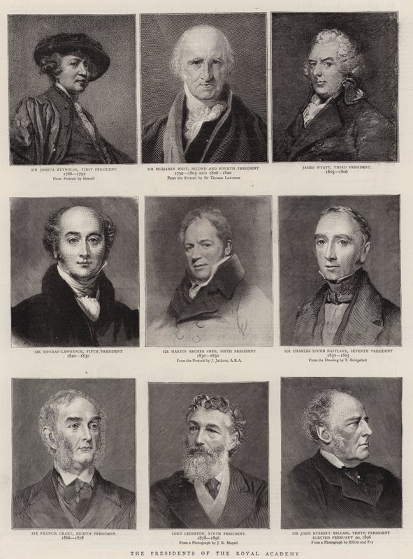 Prezidenti Královské akademie od Thomas Lawrence