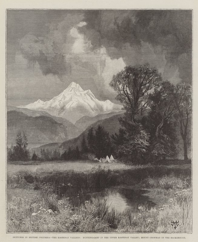 Náčrtky v Britské Kolumbii od Thomas Moran