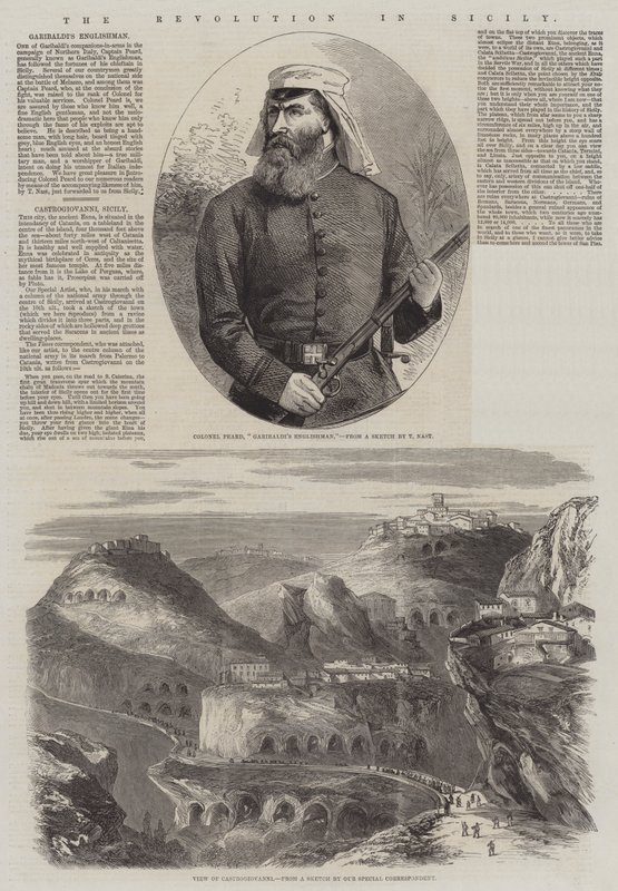 Revoluce na Sicílii od Thomas Nast