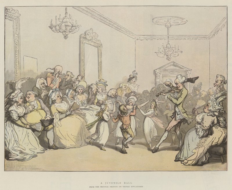 Ples pro mladistvé od Thomas Rowlandson