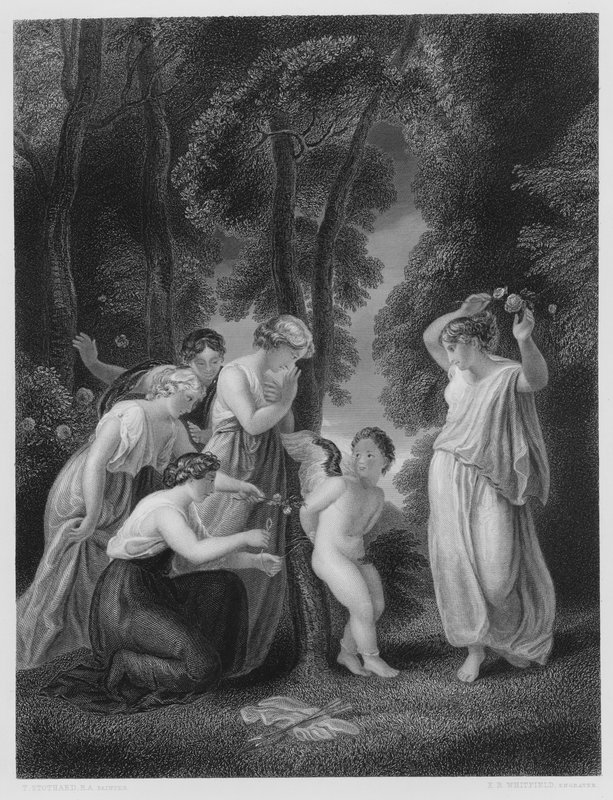 Cupid Bound, z obrázku v galerii Vernon od Thomas Stothard