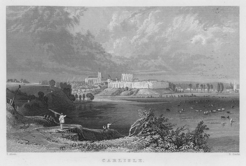 Carlisle (rytina) od Thomas (after) Allom
