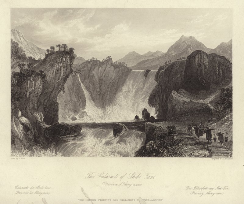 Katarakta Shih Tan od Thomas Allom