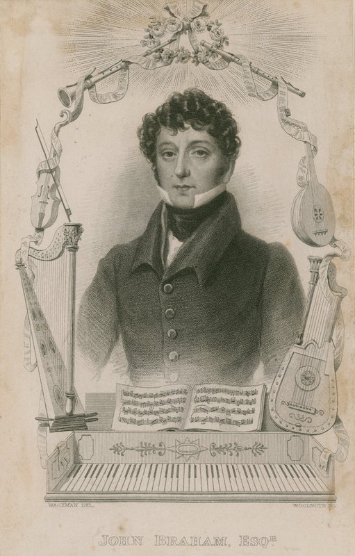 John Braham, zpěvák od Thomas Charles Wageman