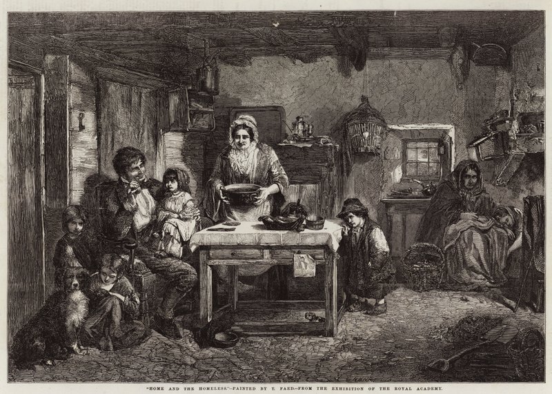 Domov a bezdomovci od Thomas Faed