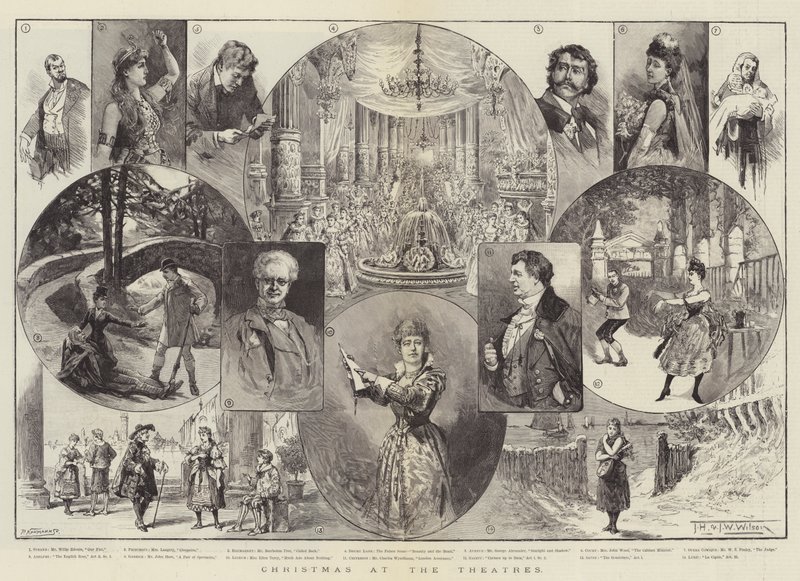 Vánoce v divadlech od Thomas Harrington Wilson