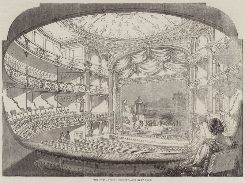 Nové divadlo Adelphi od Thomas Harrington Wilson