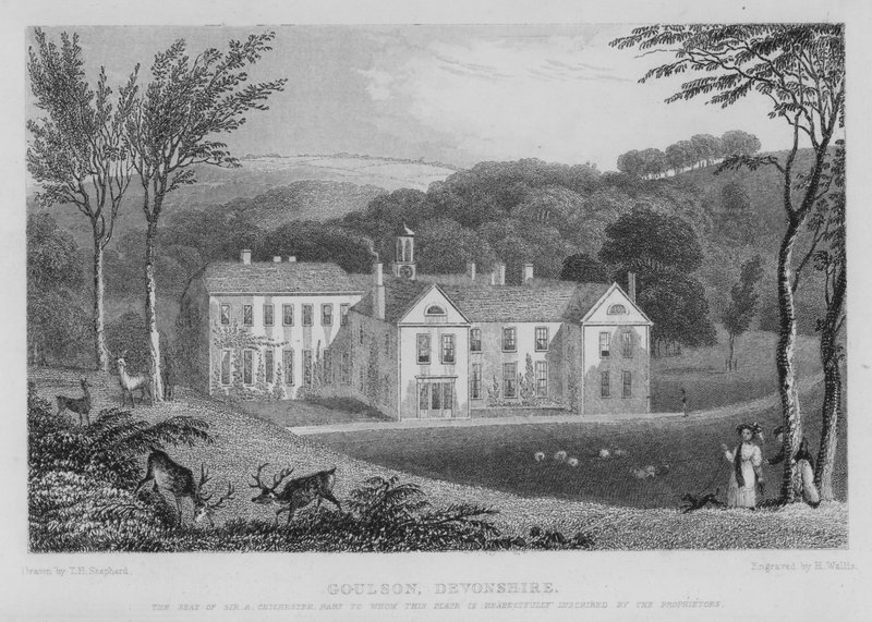 Goulson, Devonshire (rytina) od Thomas Hosmer (after) Shepherd