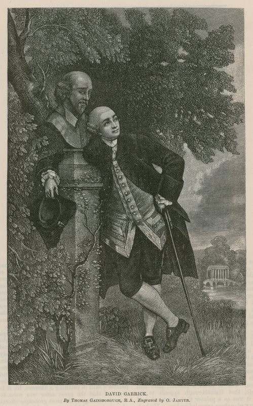 David Garrick , herec od Thomas Hosmer Shepherd