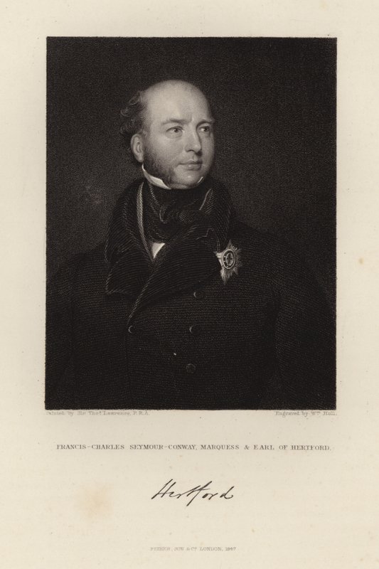 Hrabě z Hertfordu od Thomas Lawrence