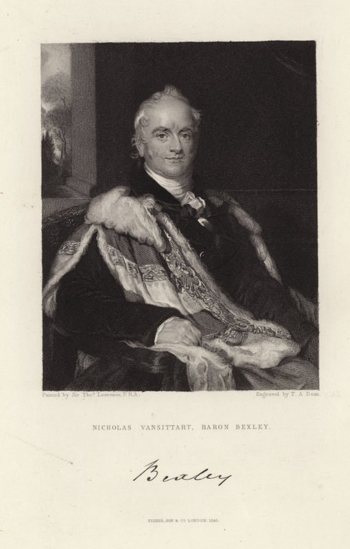 Nicholas Vansittart od Thomas Lawrence