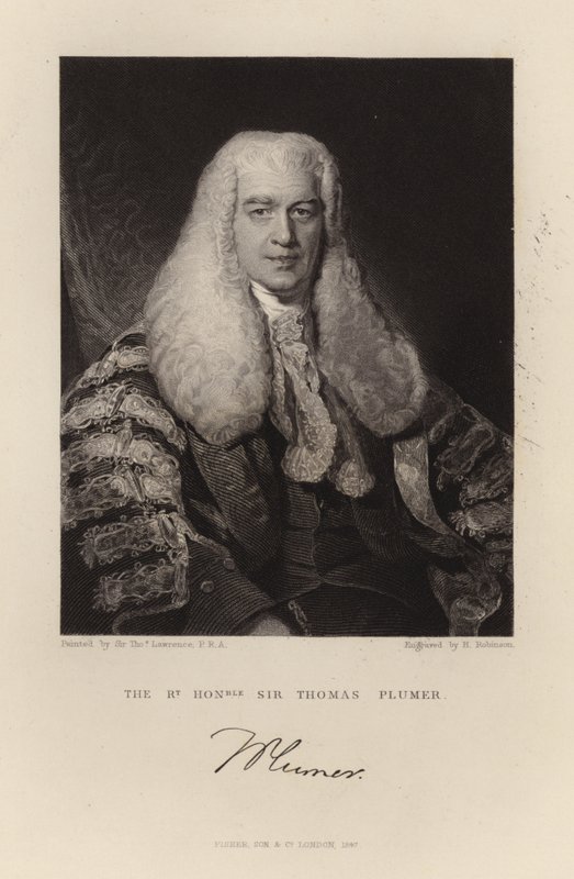 Sir Thomas Plumer od Thomas Lawrence