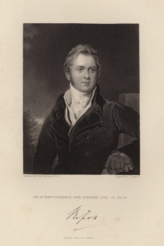 Ctihodný Frederick John Robinson od Thomas Lawrence