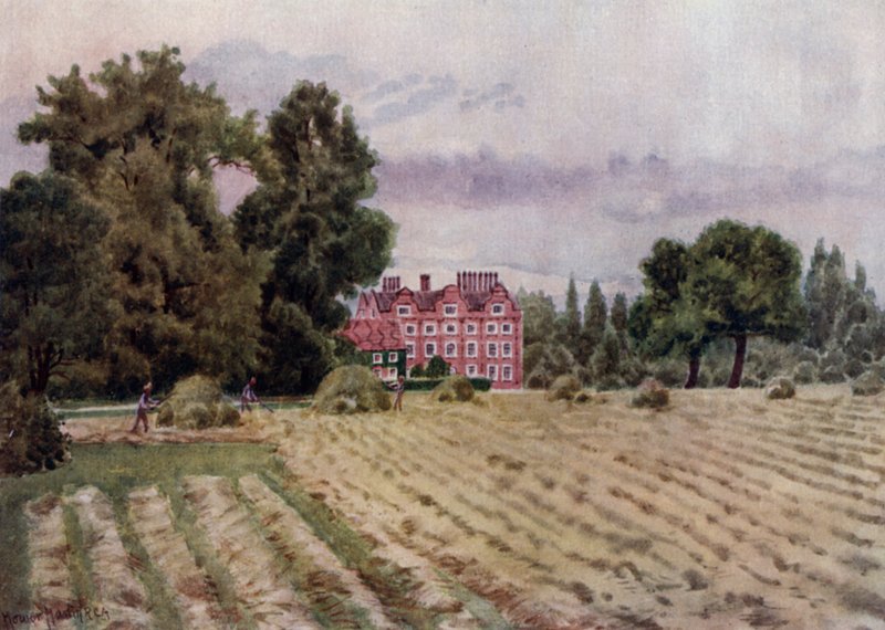 Kew Gardens: The Palace (barva lito) od Thomas Mower Martin
