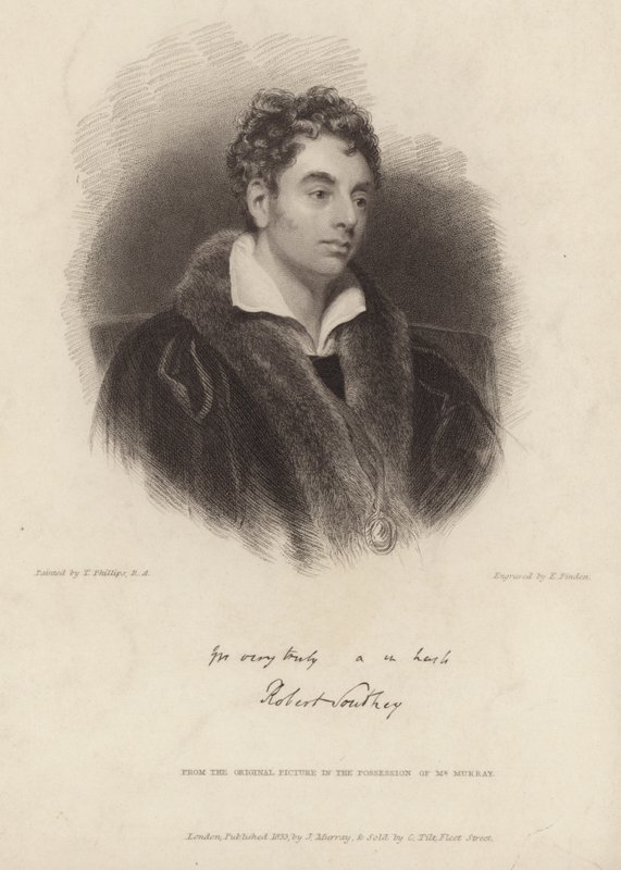 Portrét Roberta Southeyho od Thomas Phillips