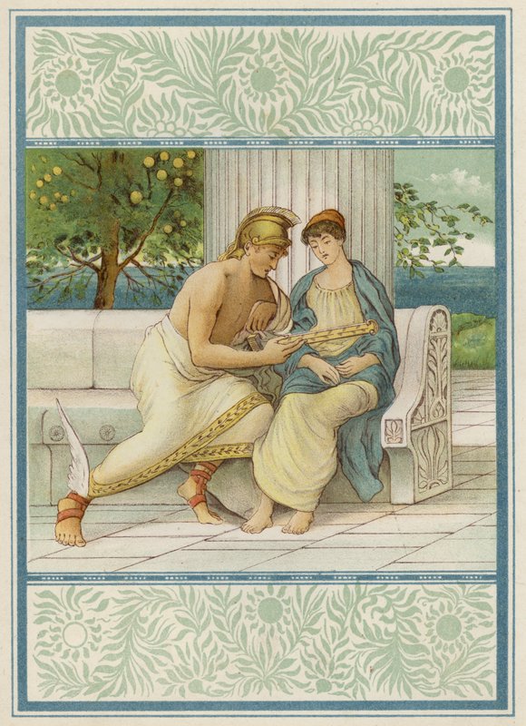 Perseus a Andromeda (barevné lito) od Thomas Ralph Spence