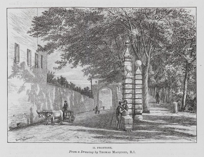 Il Frontone (rytina) od Thomas Robert Macquoid