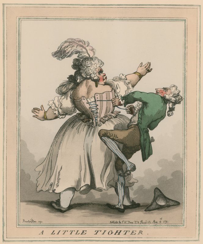 Trochu těsnější od Thomas Rowlandson