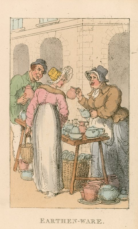 Pozemské nádobí od Thomas Rowlandson
