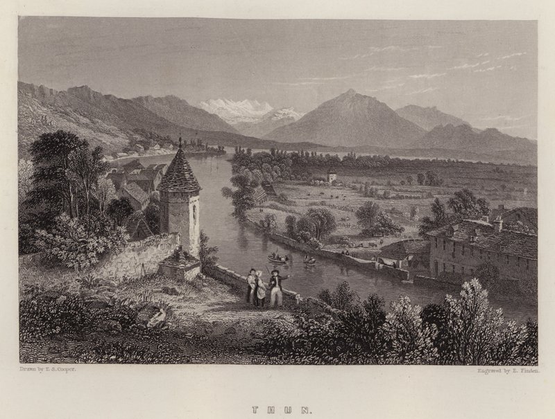 Thun (barva lito) od Thomas Sidney (after) Cooper