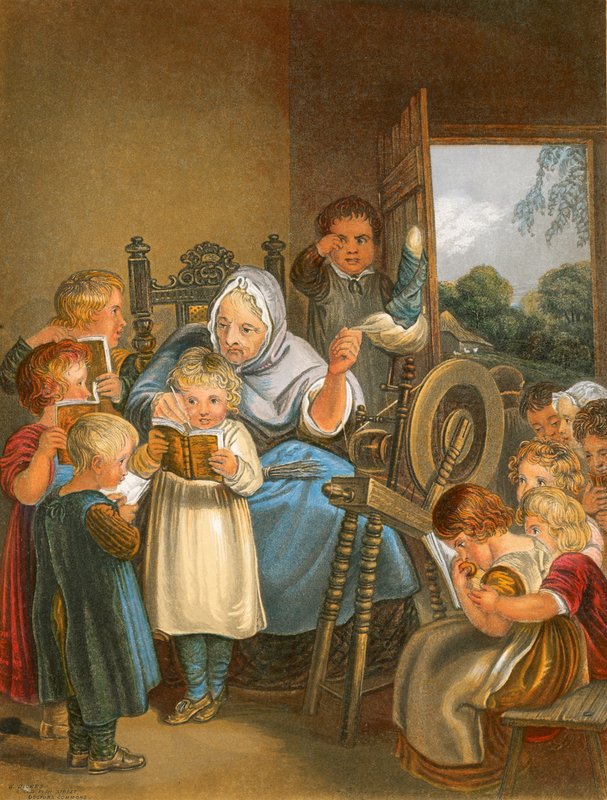 Paní učitelka od Thomas Stothard