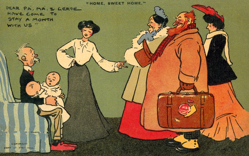 Home, Sweet Home (chromolitho) od Tom Browne