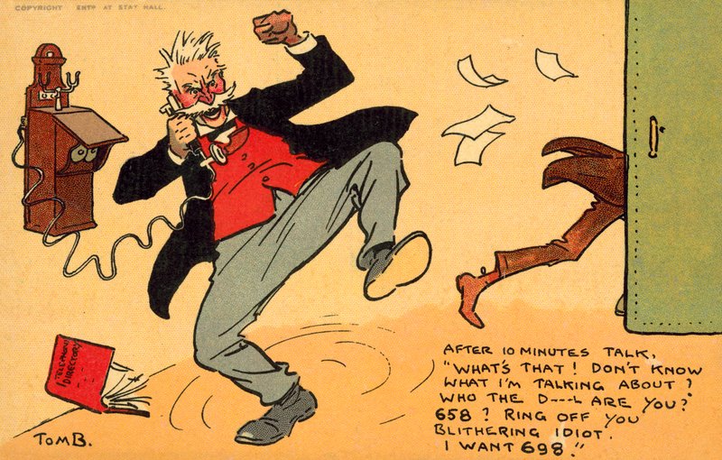 Špatné číslo (chromolitho) od Tom Browne