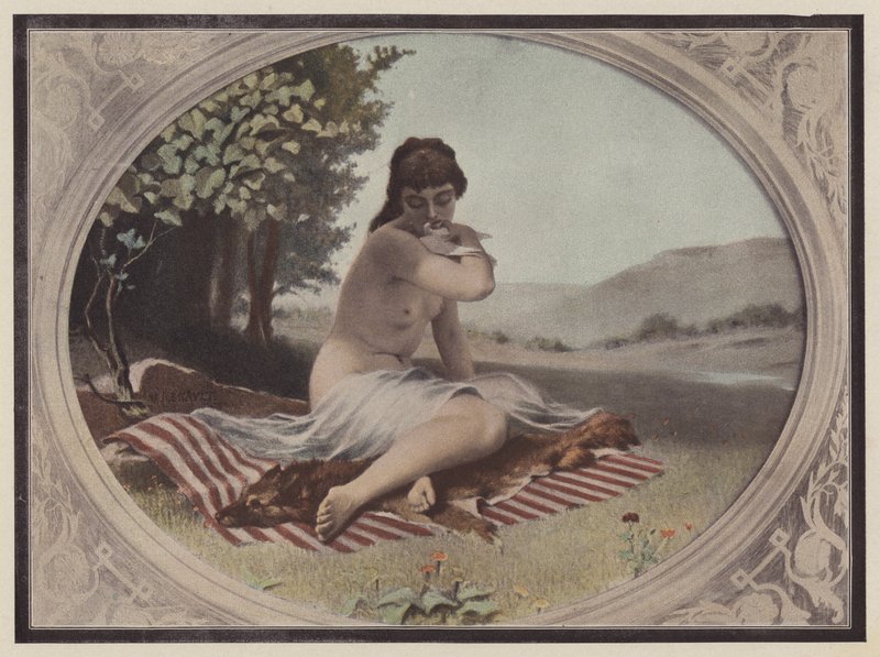 Nymfa (barva litho) od Victor Renault des Graviers